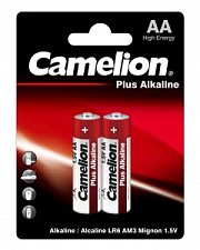 Батарейка щелочная Camelion Plus Alkaline / 1,5V / LR6, AA, пальчиковые / 2шт./уп.