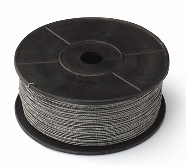 Проволока для опломбирования металлическая (оцинковка+нержавейка) витая, намотка 100м, диаметр - 0,75мм