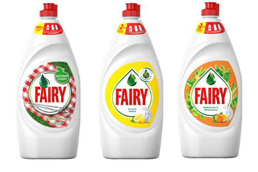 Средство для мытья  посуды "FAIRY" 900 мл, флакон с крышкой флип-топ