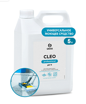 Средство моющее для пола и поверностей 5,2 кг Grass "CLEO"  с дезинфицирующим эффектом, универсальное