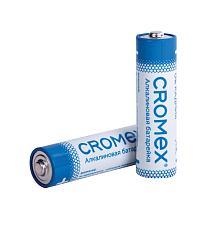 Батарейка щелочная пальчиковая CROMEX Alkaline / 1,5V / LR6, АA,, 1шт