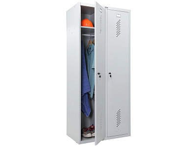 Шкаф для одежды металлический LS 21-80 1830х800х500 мм (ВхШхГ) 35 кг поставляются в разобранном виде. 