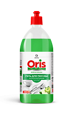 Средство для мытья посуды Grass "ORIS Зелёное яблоко" 1 л флакон пуш-пул