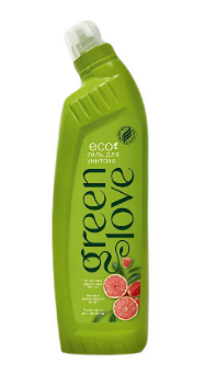 Чистящее средство для сантехники Green Love " WC gel ECO Грейпфрут "750 мл, не содежрит хлор.