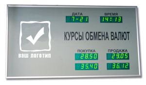 Табло курсов валют ERB 2