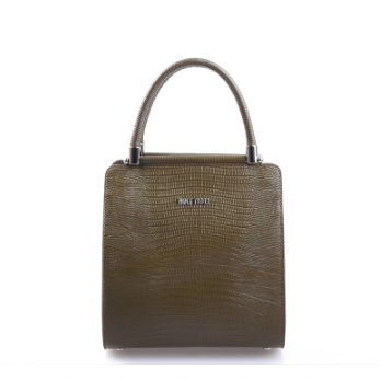 Сумка женская из натуральной кожи MATTIOLI 003-21C13, размер 22x23x10,5 см, цвет оливковый