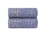 Полотенце махровое "Афины J-034" 50х90 см, плотность 420 гр/м2, 100% хлопок, цвет синий