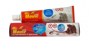 Средство от грызунов Клей Mr.Mouse 60г от мышей и крыс