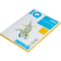 Бумага IQ COLOR формат А-4, плотность 80 г/м2, 100 листов, медиум, цвет старое золото 