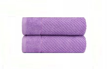 Полотенце махровое "Ориентир J-111" 70х140 см, плотность 420 гр/м2, 100% хлопок, цвет фиолетовый