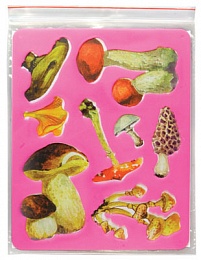 Трафарет пластиковый  Луч "Грибы" размер 25 х 16,5 см