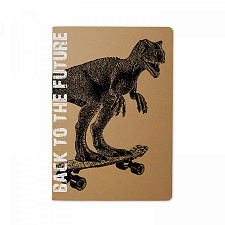 Тетрадь 40 листов А5 в клетку сшивка Bruno Visconti обложка крафт-картон, ассорти 2 дизайна