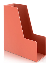 Вертикальный накопитель Deli ENS022-pink пластик, размеры 249х91х309мм, цвет розовый