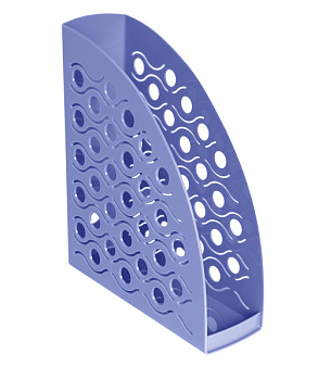 Вертикальный накопитель Стамм "Вега" ширина 90 мм, цвет голубой Berlin