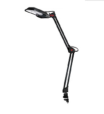 Светильник настольный Camelion KD-017C цвет черный, 11Вт, материал металл/пластик, люминесцентная лампа, способ крепления - струбцина