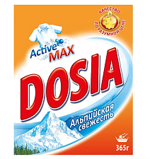 Стиральный порошок 365 гр "DOSIA" (Дося) Универсальный машин активаторного типа и ручной стирки.