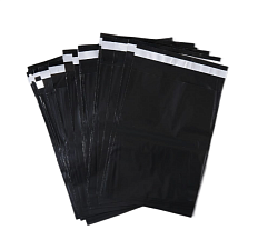 Курьер-пакет 240х320+ 40мм полиэтиленовый  одноразовый, плотность 50 мкр, цвет черный.