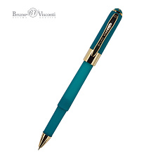Ручка шариковая Bruno Visconti "MONACO", синий стержень, 0,5 мм, морская волна корпус