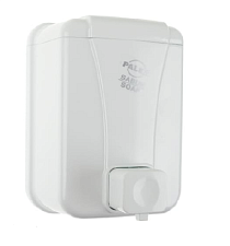 Дозатор для жидкого мыла 1 л "PALEX 3430-0" непрозрачный, белый, пластиковый, размеры: 185х104х93 мм