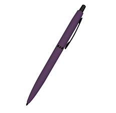 Ручка подарочная автоматическая, шариковая SAN REMO "Bruno Visconti" 1,0 мм, чернила синего цвета, корпус фиолетовый, металлический, покрытие Soft Touch
