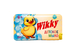 Мыло туалетное 100 гр "Wikky" Десткое, упаковка - флоу-пак