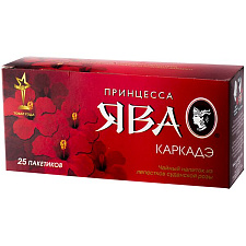 Чай Принцесса Ява Каркаде в пакетиках 1,5г х25 шт