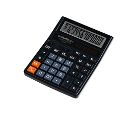 Калькулятор OfficeSpace 12 разряд, 143х190х29мм, бухгалтерский, настольный, черный