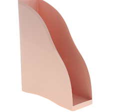 Вертикальный накопитель пластиковый Стамм "Космос" ширина 85 мм, цвет розовый Paris