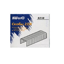 Скобы для степлера №24/8 "KW-Trio" сшивают до 50 листов, 1000 шт/упак