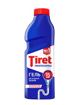Средство для прочистки труб "TIRET" Гель 1 л