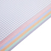 Тетрадь 80 листов А4 в клетку на спирали Color texture обложка мелованный картон, ассорти 4 дизайна, Хатбер