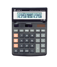 Калькулятор Lamark, настольный, 16 разрядов, двойное питание, 202х150х22 мм, цвет черный

