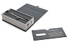 Ручка PARKER SONNET Core К-527 Stainless Steel GT M черный стержень, корпус: нержавеющая сталь с матовой поверхностью, механизм: поворотного действия, отдельные элементы дизайна - позолота 23 Kt, подарочная упаковка