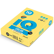 Бумага IQ COLOR формат А-4, плотность 80 г/м2, 500 листов, цвет лимонно-желтый медиум ZG34