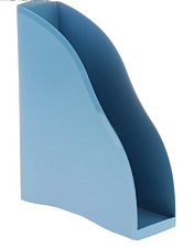 Вертикальный накопитель пластиковый Стамм "Космос" ширина 85 мм, цвет голубой Berlin