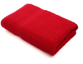 Полотенце махровое "Guten Morgen" Ruby 70х130 см, плотность 400 гр/м2, 100% хлопок, цвет красный
