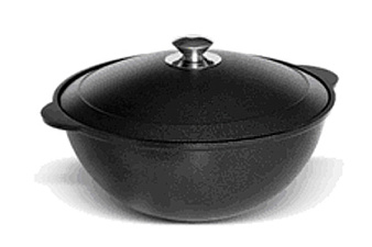 Сковорода Казан KUKMARA к45а 4,5 л с крышкой, черный 								
