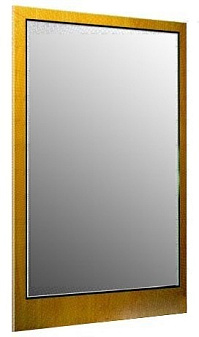 Зеркало настенное Альфа 600х1000 бук. Размер зеркального полотна: 863х530.