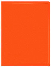 Папка 20 файлов "Бюрократ "Double Neon", цвет оранжевый