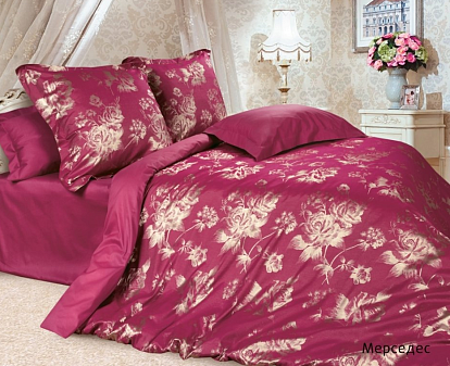 Комплект постельного белья Евростандарт Сатин/Жаккард "Мерседес" 
Простыня 220х240 см, пододеяльник 200х220 см, наволочка 50х70 см - 2шт, наволочка 70х70 см -2шт 