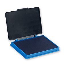 Штемпельная подушка KORES 7х11 см синяя, пластиковый корпус