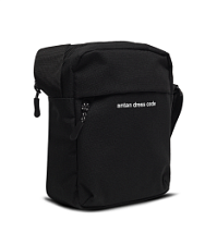 Сумка мужская текстиль, размер 16х22х6 см, цвет черный