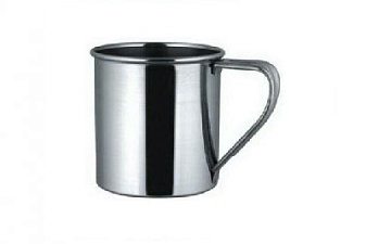 Кружка нержавеющая сталь, 200мл подходит как для напитков, так и для жидких блюд										