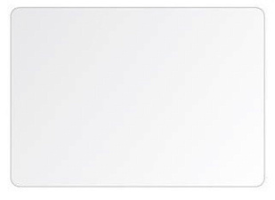Доска для лепки пластилином А4 "Silwerhof" 957004" прямоугольная, пластик 1мм цв.белый, толщина 1 мм
