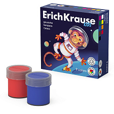 Гуашь ErichKrause ArtBerry с УФ защитой яркости 9 цветов/20мл