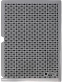 Папка-уголок Lamark Security пластиковая, А4, плотность 200 мкр, цвет серый