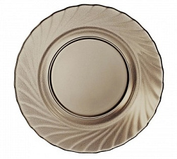 Тарелка суповая Luminarc "Ocean Eclipse" (Океан эклипс), диаметр 20,5 см, ударопрочное закаленное стекло, цвет дымчатый