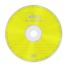 Диск DVD-R 4.7ГБ,16x, Mirex Shrink,50шт/уп.