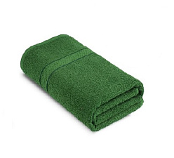 Полотенце махровое 30x50 см, плотность 360 гр/м2, 100% хлопок, цвет темно-зеленый