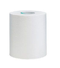 Полотенца бумажные рулонные 1-е слойные 120м белые диаметр 15см , плотность 24 г/м2 на втулке диаметром 6 см с центральным вытяжным отверстием.  Focus Jumbo. Цена за штуку, в упаковке 6 рулонов.